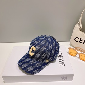В комплекте с пылезащитным чехлом 【CELINE】 Джинсовая бейсболка ве