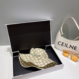 Новая модель рыбацкой кепки от CELINE Высококачественный материал