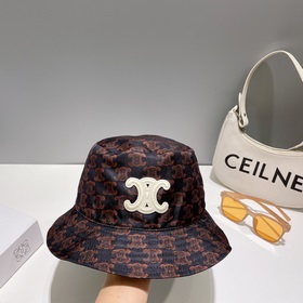 Новая модель рыбацкой кепки от CELINE Высококачественный материал