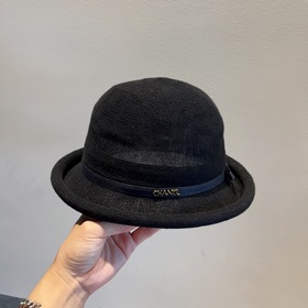 Chanel вязаный шляпку, шляпку с загнутыми краями