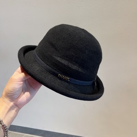 Chanel вязаный шляпку, шляпку с загнутыми краями