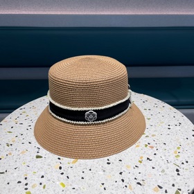 Chanel Шанель, оригинальная модель, шляпа-котел, соломенная шляпа