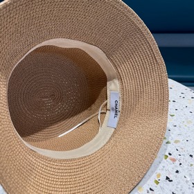 Chanel Шанель, оригинальная модель, шляпа-котел, соломенная шляпа