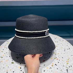 Chanel Шанель, оригинальная модель, шляпа-котел, соломенная шляпа
