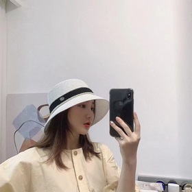 Chanel Шанель, оригинальная модель, шляпа-котел, соломенная шляпа