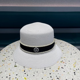Chanel Шанель, оригинальная модель, шляпа-котел, соломенная шляпа