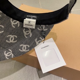 Chanel шляпа с открытой макушкой, многократно складывается, регул