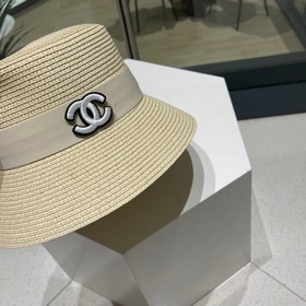 Chanel 23 года, новый соломенный шляп, шляпа от солнца в стиле зн