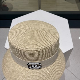 Chanel 23 года, новый соломенный шляп, шляпа от солнца в стиле зн