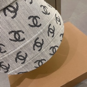 Chanel шляпа с открытой макушкой, многократно складывается, регул