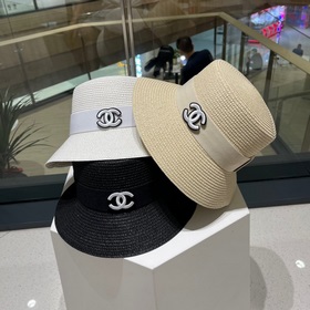 Chanel 23 года, новый соломенный шляп, шляпа в стиле знаменитосте