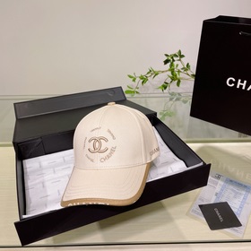 【CHANEL Шанель】 Новая модель бейсболки с лаконичным вышитым логот