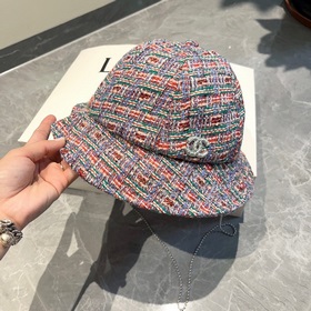 Шляпа-рыбачка Chanel, шляпа-рыбачка из шерстяного материала, окру
