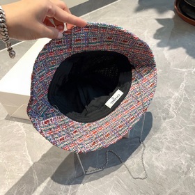 Шляпа-рыбачка Chanel, шляпа-рыбачка из шерстяного материала, окру