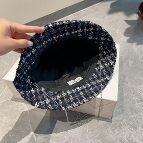 Шляпа-рыбачка Chanel, шляпа-рыбачка из шерстяного материала, окру