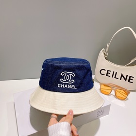 Chanel весна-лето 2023, джинсовая кепка в стиле рыбацкой Классиче