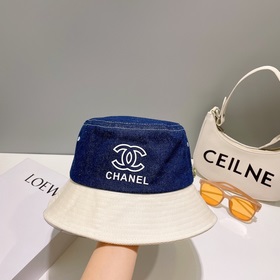 Chanel весна-лето 2023, джинсовая кепка в стиле рыбацкой Классиче