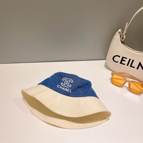 Chanel весна-лето 2023, джинсовая кепка в стиле рыбацкой Классиче