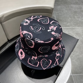 Шляпа-рыбачка Chanel с широкими полями, лаконичный модный фасон, 