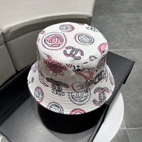 Шляпа-рыбачка Chanel с широкими полями, лаконичный модный фасон, 