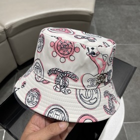 Шляпа-рыбачка Chanel с широкими полями, лаконичный модный фасон, 