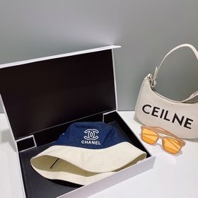 Chanel весна-лето 2023, джинсовая кепка в стиле рыбацкой Классиче