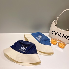 Chanel весна-лето 2023, джинсовая кепка в стиле рыбацкой Классиче