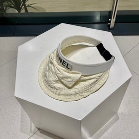 CHANEL Легкая роскошная шляпка в стиле светской дамы с прозрачной
