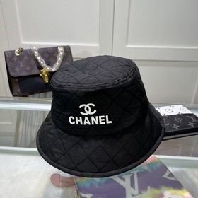 【CHANEL Шанель】 Новая модель шляпы-рыбачки с широкими полями в ст