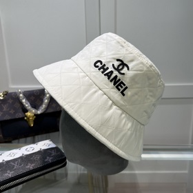 【CHANEL Шанель】 Новая модель шляпы-рыбачки с широкими полями в ст