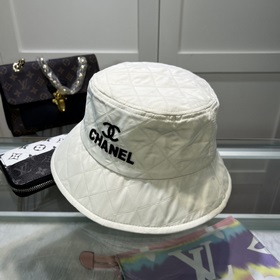 【CHANEL Шанель】 Новая модель шляпы-рыбачки с широкими полями в ст