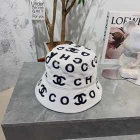 Chanel@23a Новая модель солнцезащитной шляпы-панамы для пляжа, че