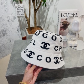 Chanel@23a Новая модель солнцезащитной шляпы-панамы для пляжа, че