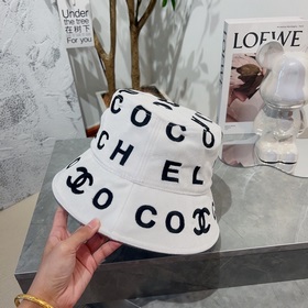 Chanel@23a Новая модель солнцезащитной шляпы-панамы для пляжа, че