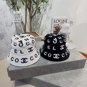 Chanel@23a Новая модель солнцезащитной шляпы-панамы для пляжа, че