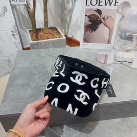 Chanel@23a Новая модель солнцезащитной шляпы-панамы для пляжа, че