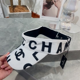 Chanel@23a Новая модель солнцезащитной шляпы-панамы для пляжа, че