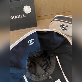 Шляпа-рыбачка Chanel с широкими полями, холщовая шляпа, лаконичны