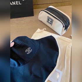 Шляпа-рыбачка Chanel с широкими полями, холщовая шляпа, лаконичны