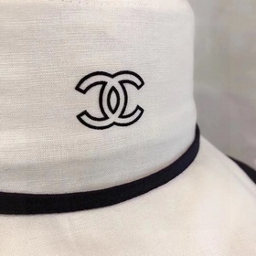 Шляпа-рыбачка Chanel с широкими полями, холщовая шляпа, лаконичны