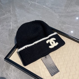 Chanel осенне-зимняя новая модель шерстяной шапки для мужчин и же