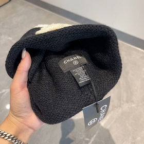 Chanel осенне-зимняя новая модель шерстяной шапки для мужчин и же