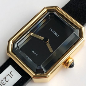 Женские часы Chanel Black Gold Small Sugar Quartz, размер 19,715,