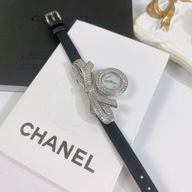 Chanel Ювелирные часы из серии RUBAN с ремешком, покрытые 18-кара