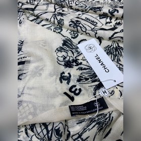 Новый аромат 【Длинный шарф с логотипом Chanel】 Длинный шарф из ка