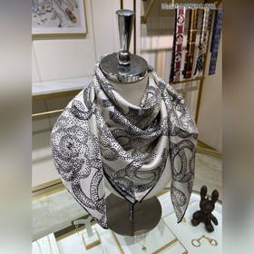 Новый маленький аромат 【Круглые чайные цветы 90】 Шарф из натураль