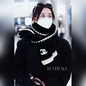 Новая модель от Chanel 【Длинный шарф с кружевом Chanel】 Очень кра