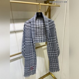Новый двойной C 【Длинный шарф с вышитым двойным C】 Небольшой аром