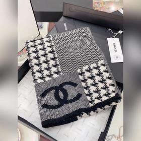 Длинный шарф из кашемира CHANEL, подлинный, уникальный и необыкно