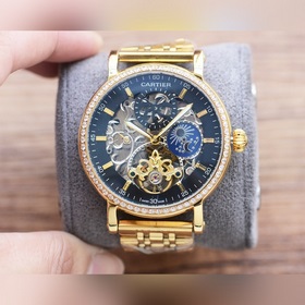 Мужские часы с ажурным циферблатом [Новинка]： эксклюзивная премье
